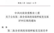 我校马克思主义学院党支部获评第二批全省高校省级样板党支部